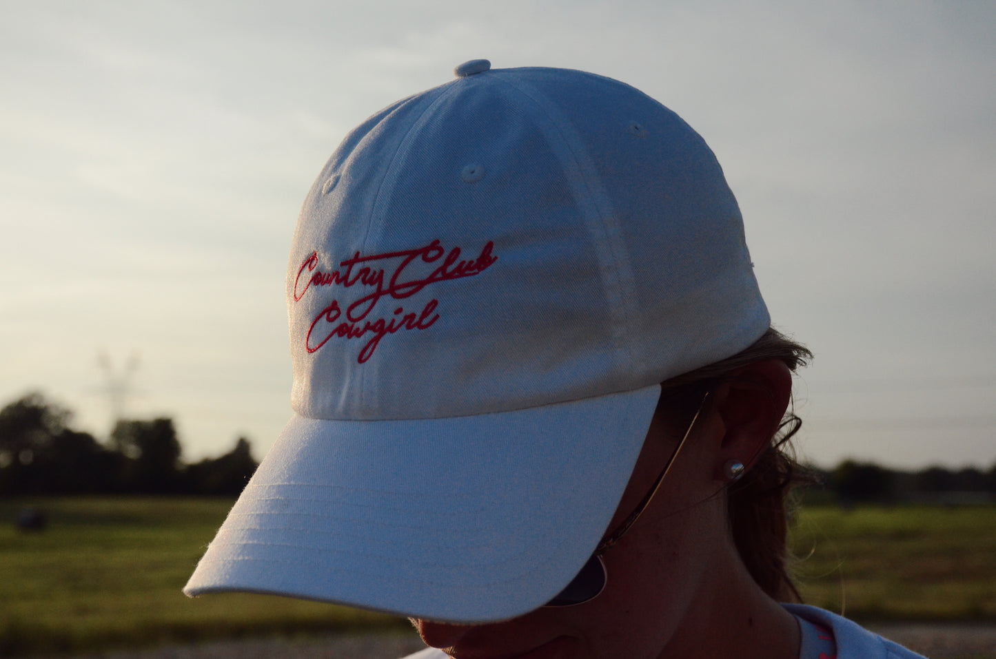 Country Club Under Armour® dad hat - White