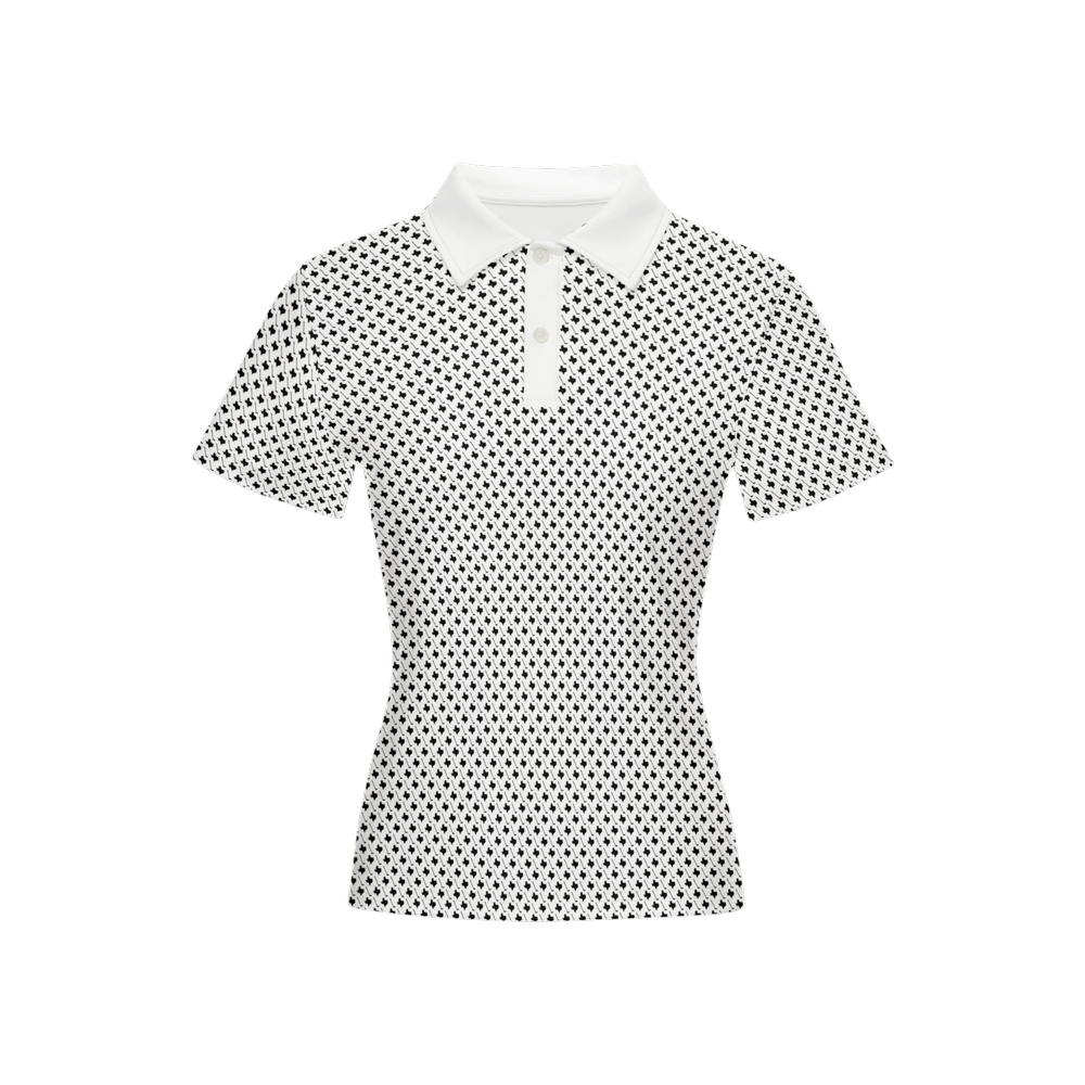 The Texas Wedge Polo - White