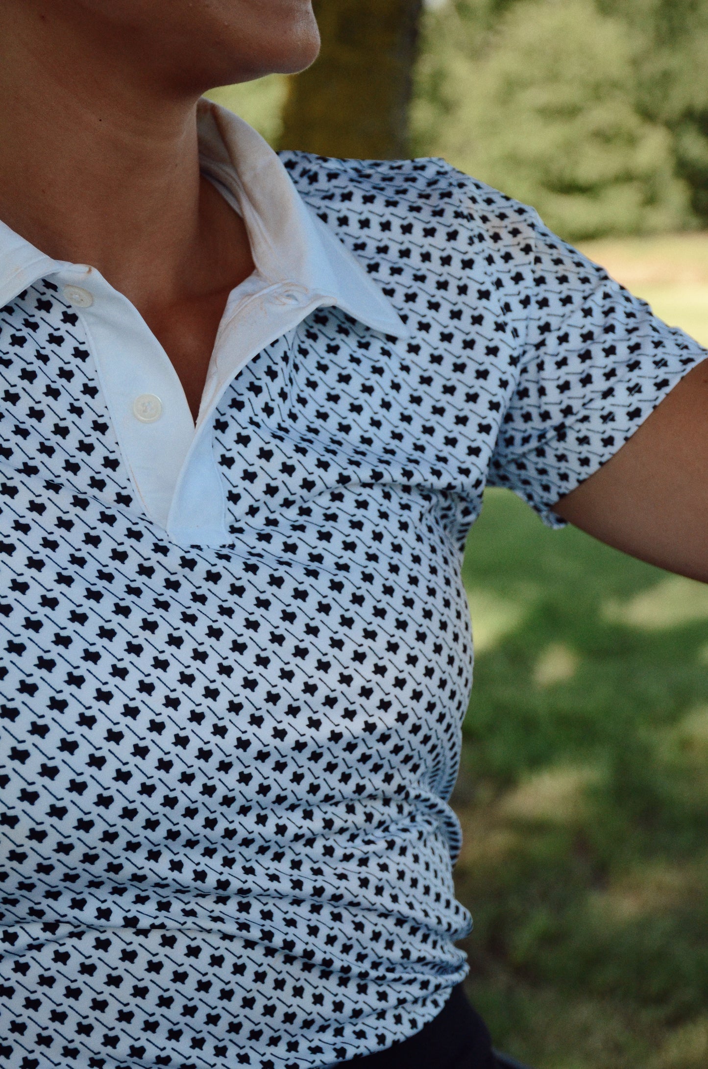 The Texas Wedge Polo - Turquoise