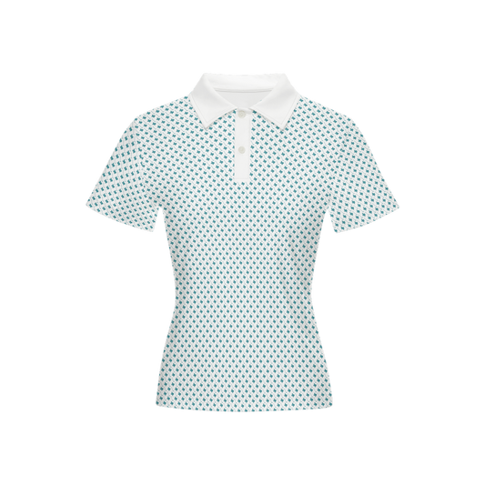 The Texas Wedge Polo - Turquoise