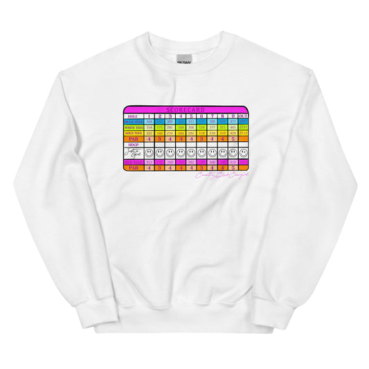 Just a Girl Scorecard Unisex Sweatshirt