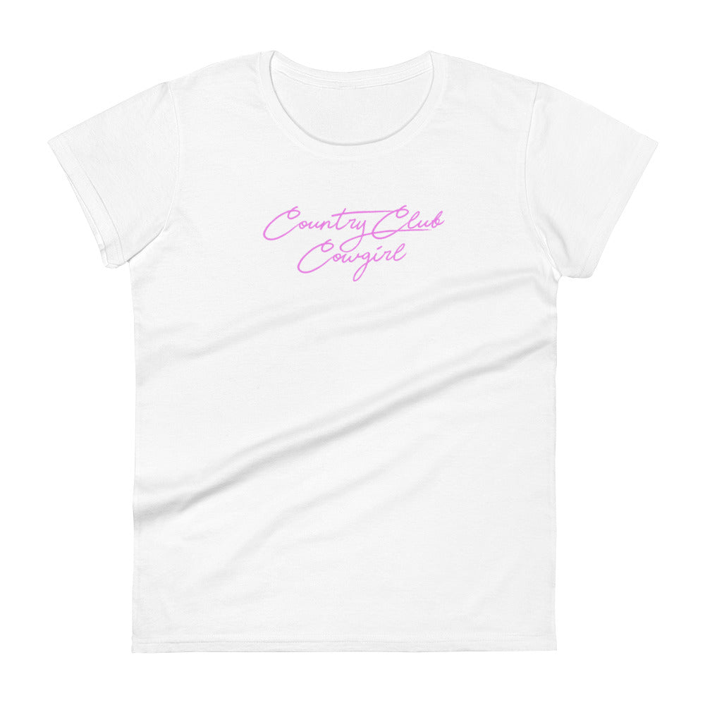 Club Cowgirl Fitted Tee