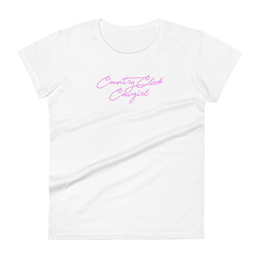 Club Cowgirl Fitted Tee